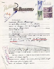 Bussiere 079- Contrat pub